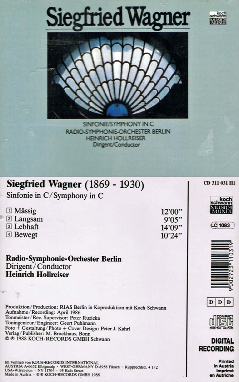 S Wagner;Symphony in C (CD)