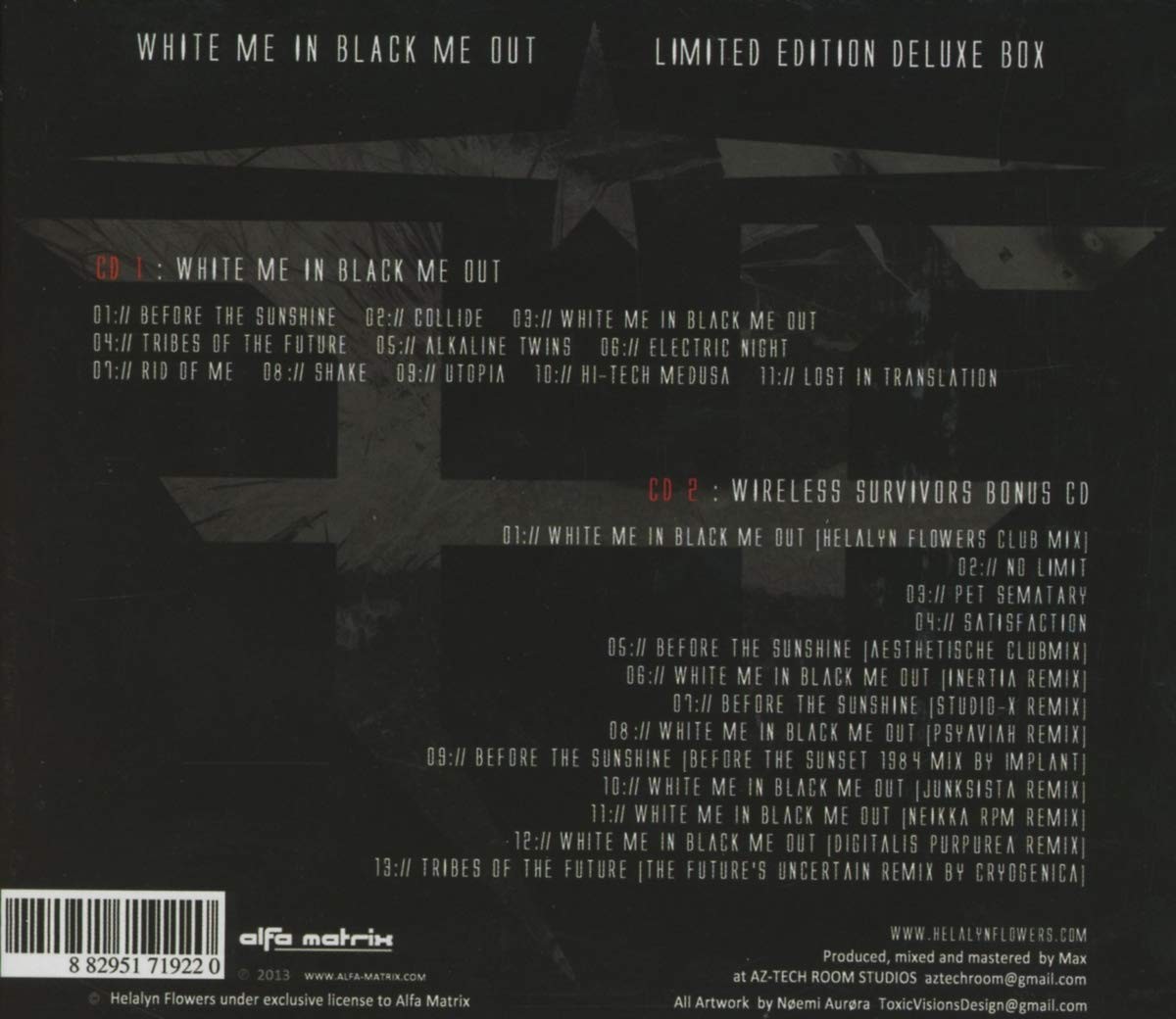 Helalyn Flowers Helalyn Flowers - White Me In//Black Me Out (CD)