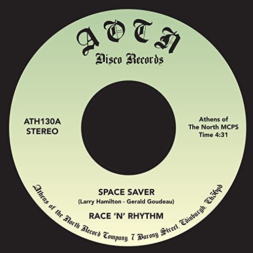Race 'N Rhythm Space Saver / Candybar Superstar 7 Inch Vinyl ATH130 NUOVO