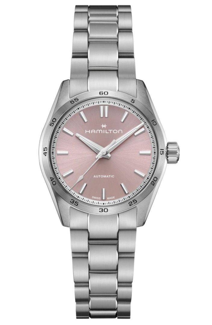 Orologio Hamilton Jazzmaster Performer Auto H36105171 Acciaio Rosa Watch 34mm
