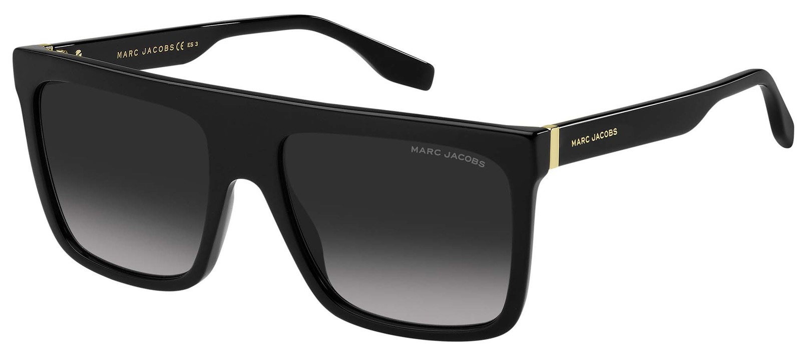 Occhiali da Sole Marc Jacobs MARC 639/S BLACK/GREY SHADED 57/18/145 uomo