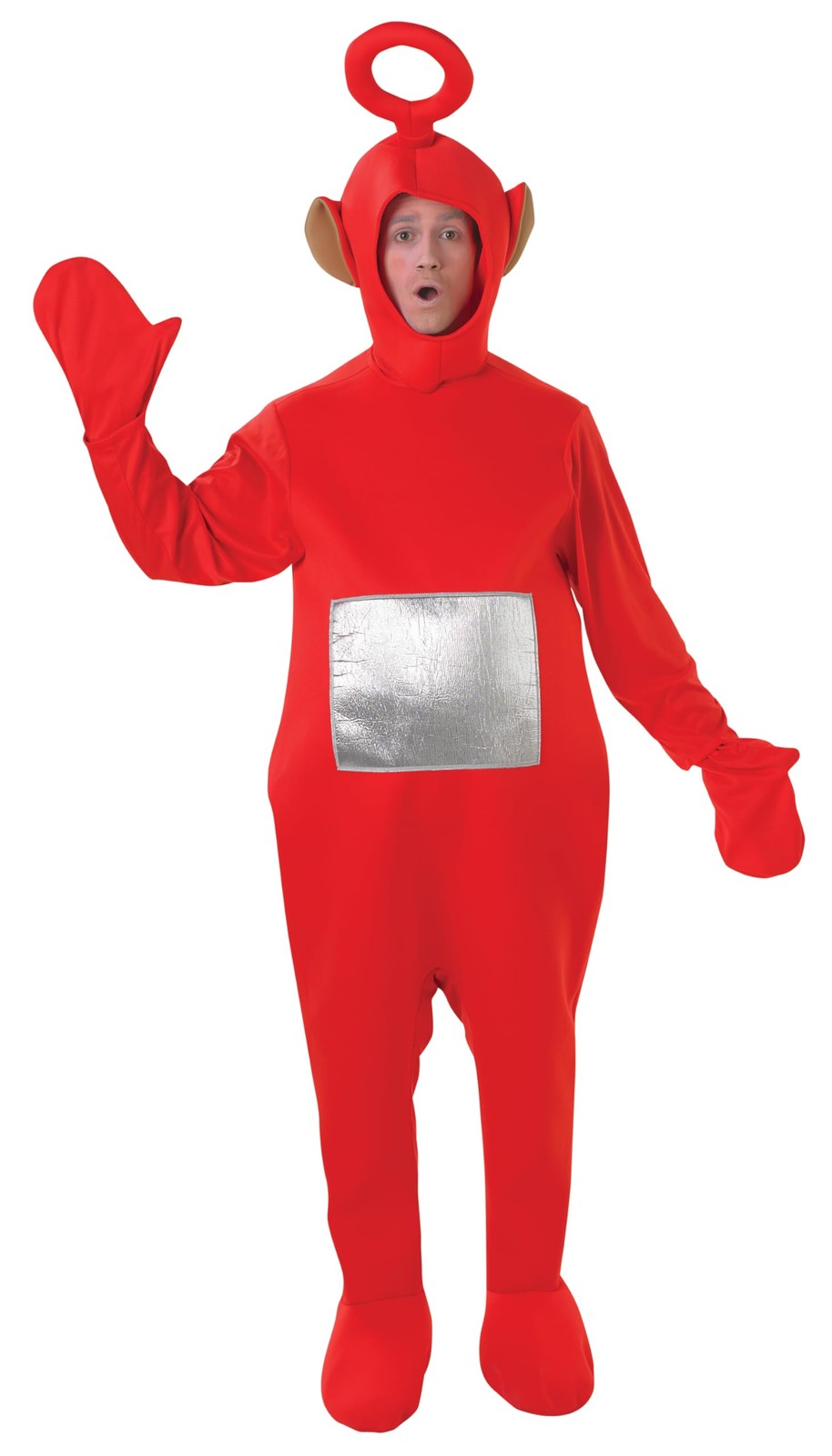 Rubie's Official Teletubbies Deluxe Costume, Adult Fancy Dress STD PO Teletubbie