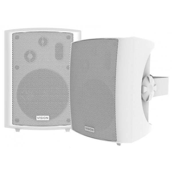 4085658 VISION  VISION Professional Pair 5.25 Wall Speakers - 50 Watt power hand