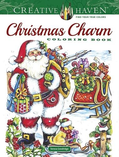 Teresa Goodridge Creative Haven Christmas Charm Coloring Book (Tascabile)