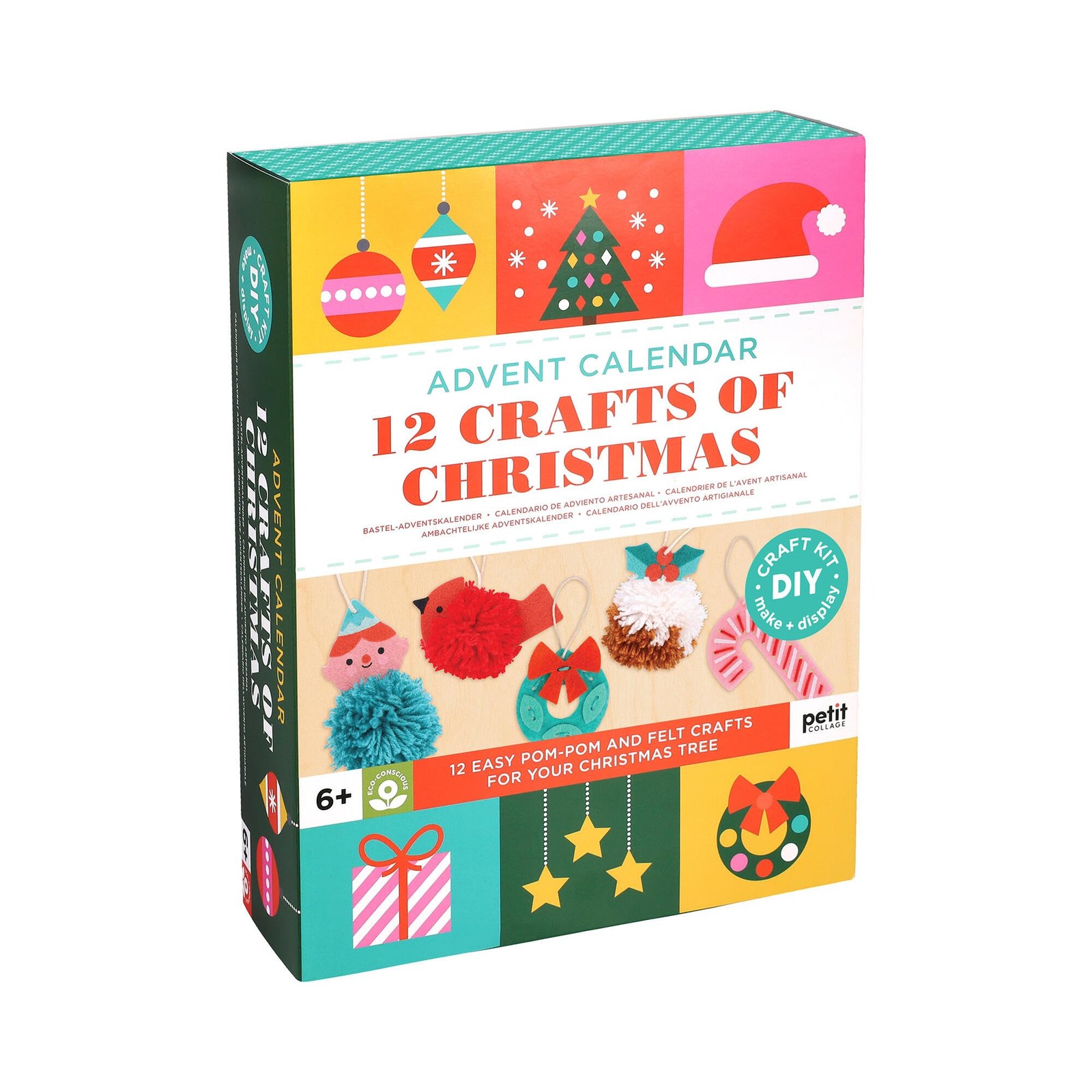 Petit Collage: 12 Crafts of Christmas Advent Calendar - Eco-Friendly Advent Craf