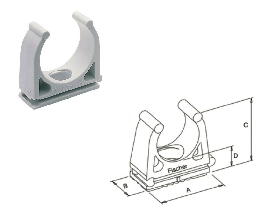 Fissacavi Fischer Aperti Ft 20 Diam 100 Pz Fra 525791