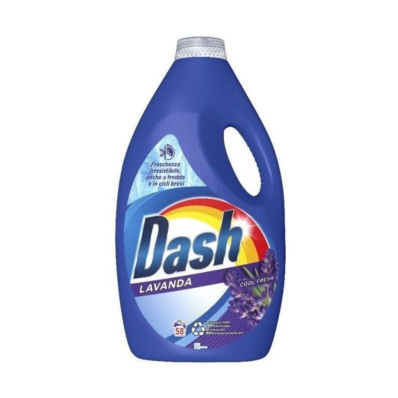 DASH LIQUIDO LAVANDA 58 LAVAGGI cura casa e persona