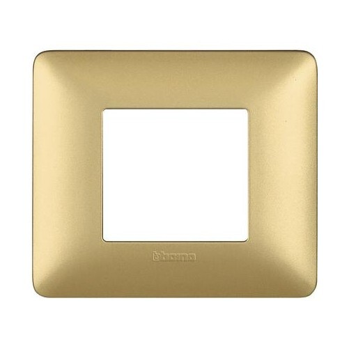 Bticino AM4802MGL placca matix 2 posti moduli colore GOLD per supporto articolo