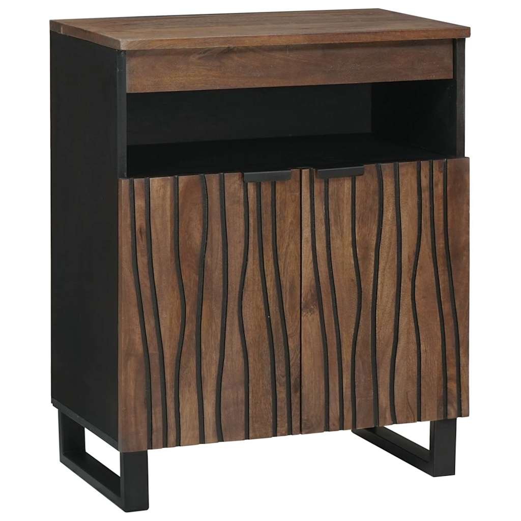 Sideboard 60 x 33,5 x 75 cm in legno massello e legno ingegnerizzato 2404736