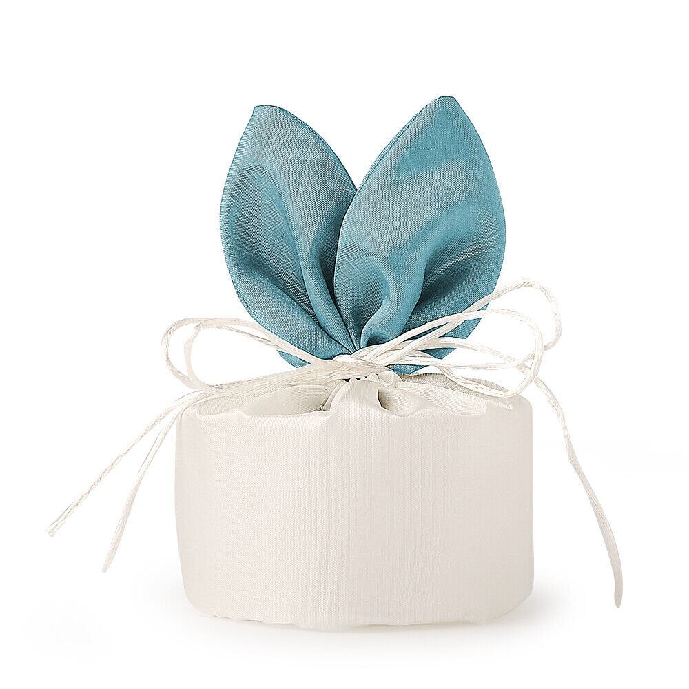 HERVIT ART. 27513 SACCHETTINO TAFFETA AVORIO DIA.10X20CM