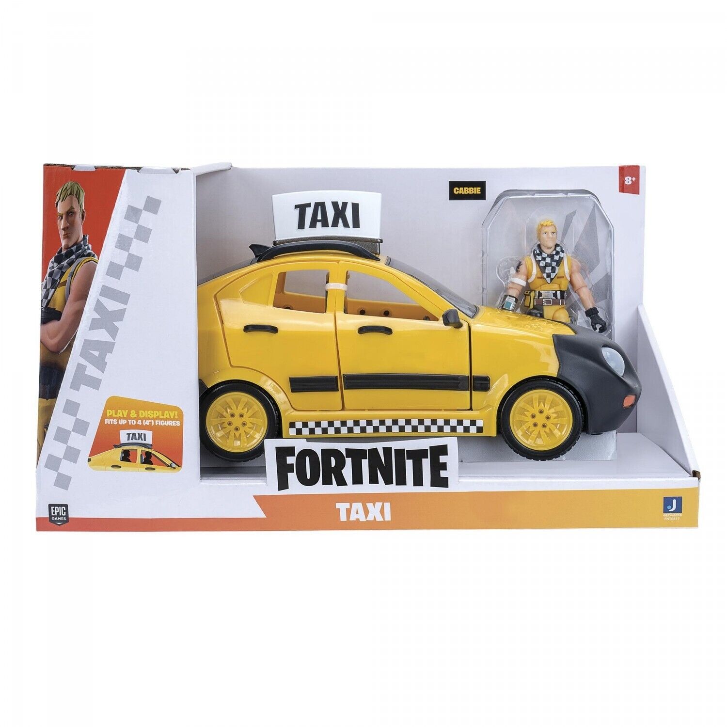FORTNITE TAXI FORTNITE Con Figura Di 10CM Auto FORTNITE CABBIE TAXIFAHRER