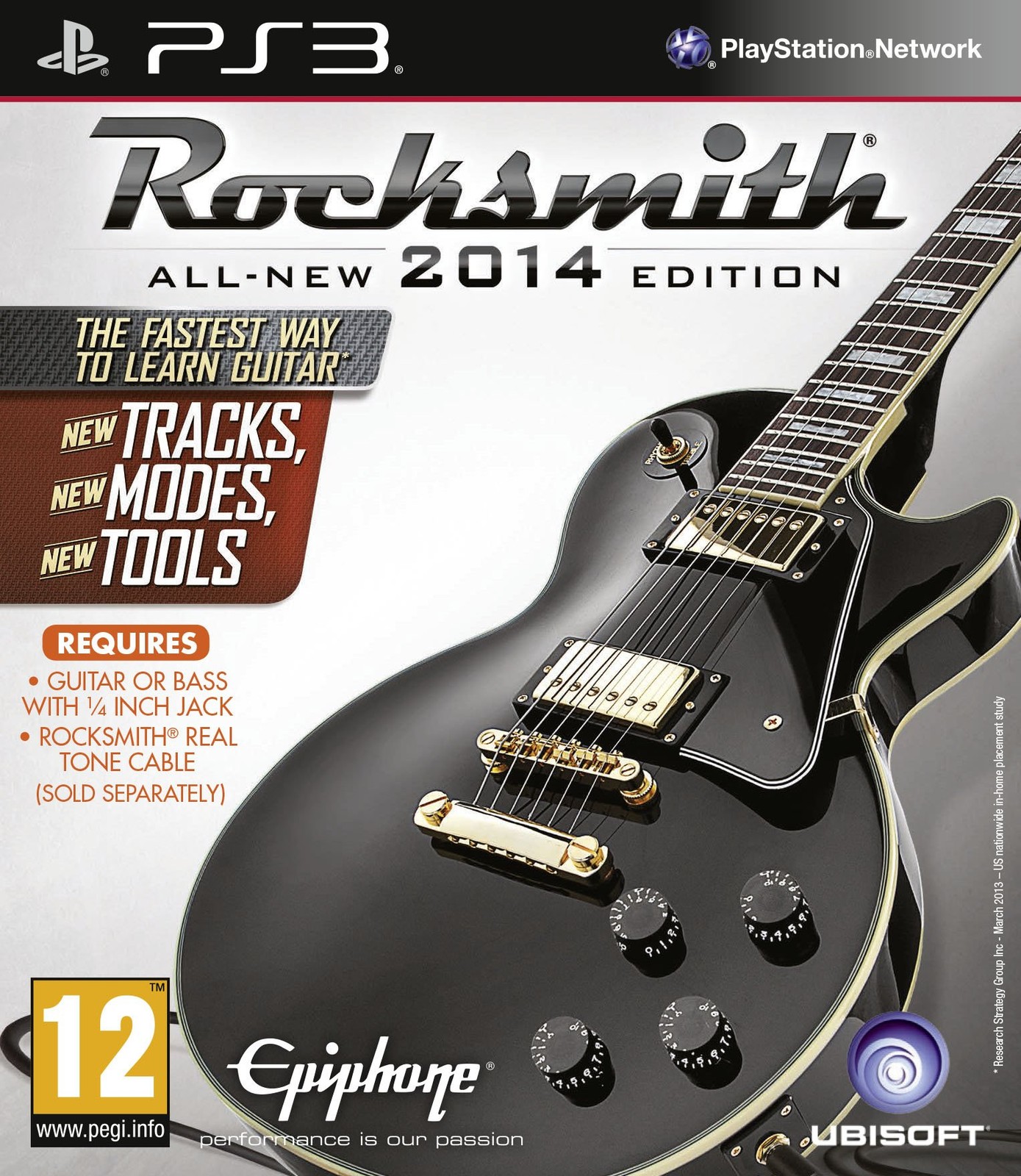 PS3 Rocksmith 2014 Edition (Solus) /PS3 Game NUOVO