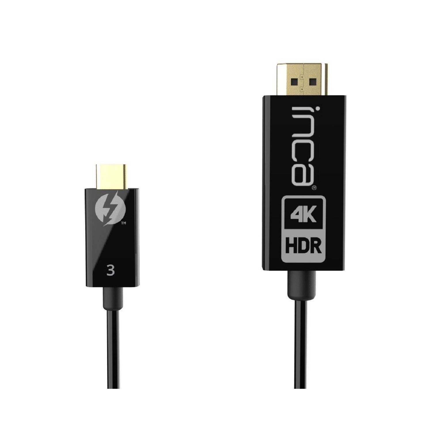 Inca ITCH-30 cavo HDMI (INCA HDMI-Kabel ITCH-30 2.0 > Typ-C 4)