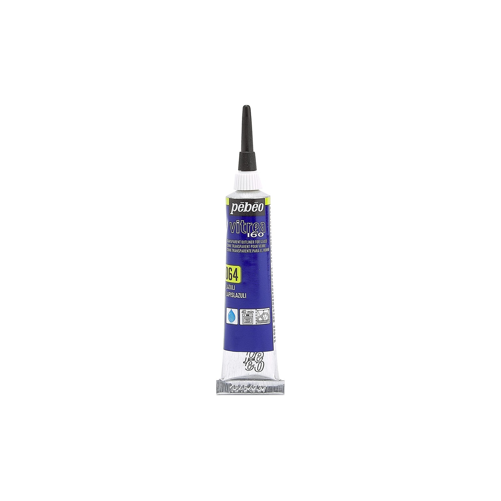 PEBEO Vitrea 160 Coperchio, Blu, 20 Milliliters, unità ILya