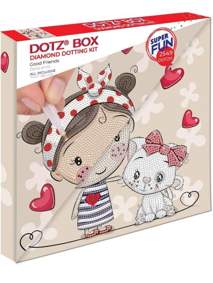 GIOCATTOLI Diamond Dotz Diamond Dotz Box Good Friends Diamantini