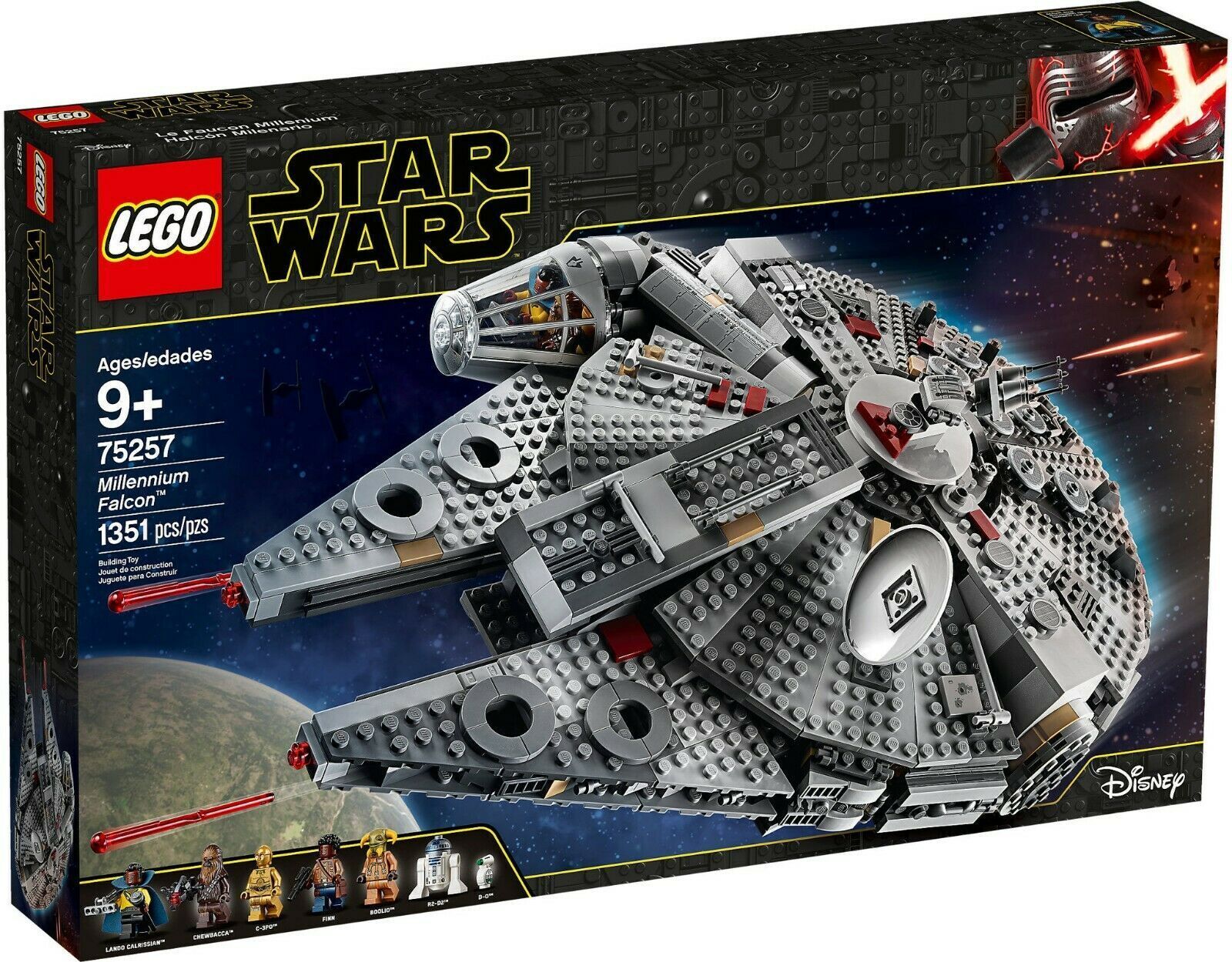 LEGO 75257 - Star Wars  Millennium Falcon ORIGINALE Nuovo Sigillato Sped.Lampo