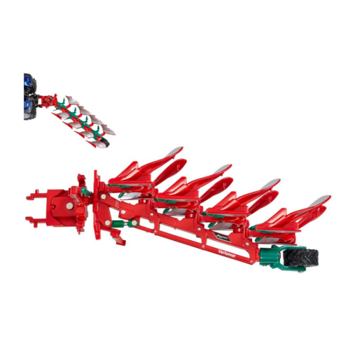 ARATRO QUADRIVOMERE VOLTAORECCHIO KVERNELAND 2300 S PLOUGH 1:32 Britains