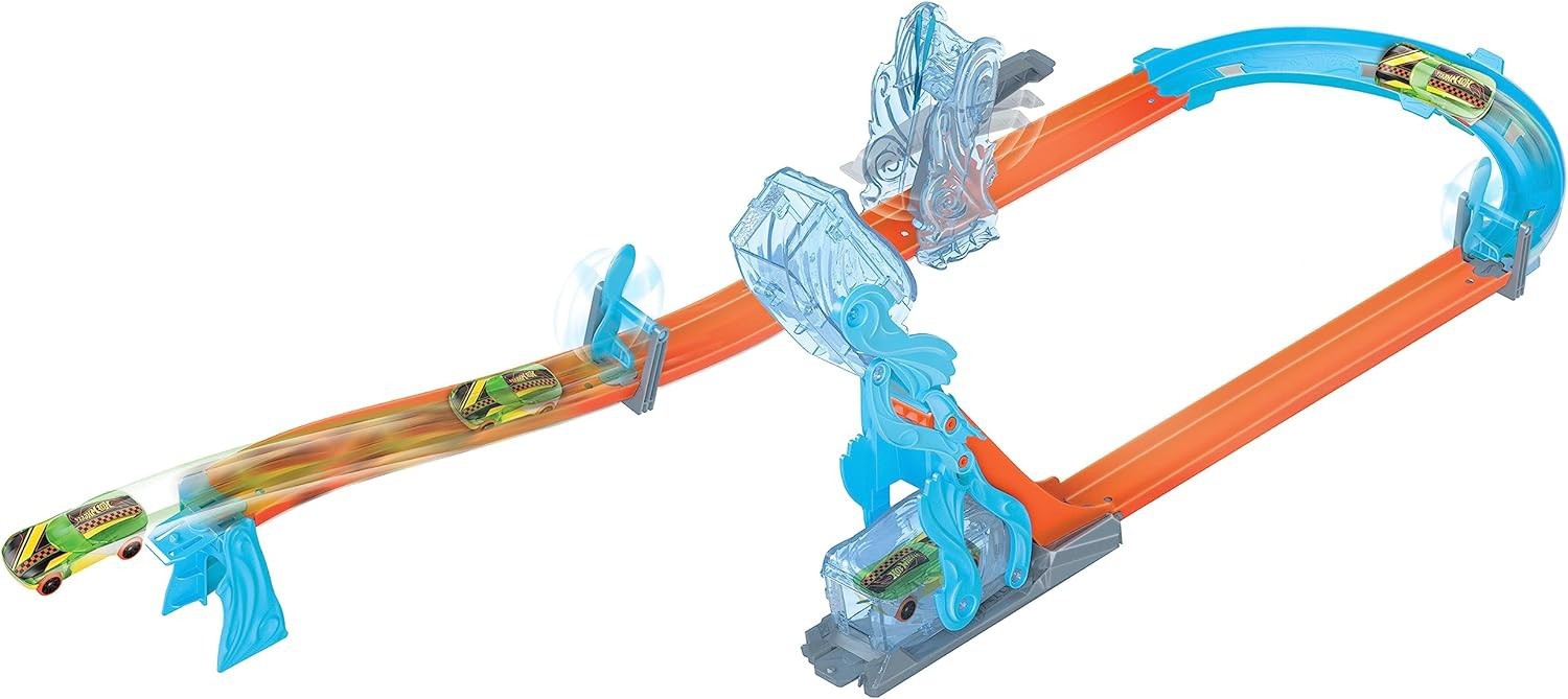 Playset HOT WHEELS Pista LANCI NEL VUOTO Track Builder Originale HNJ67