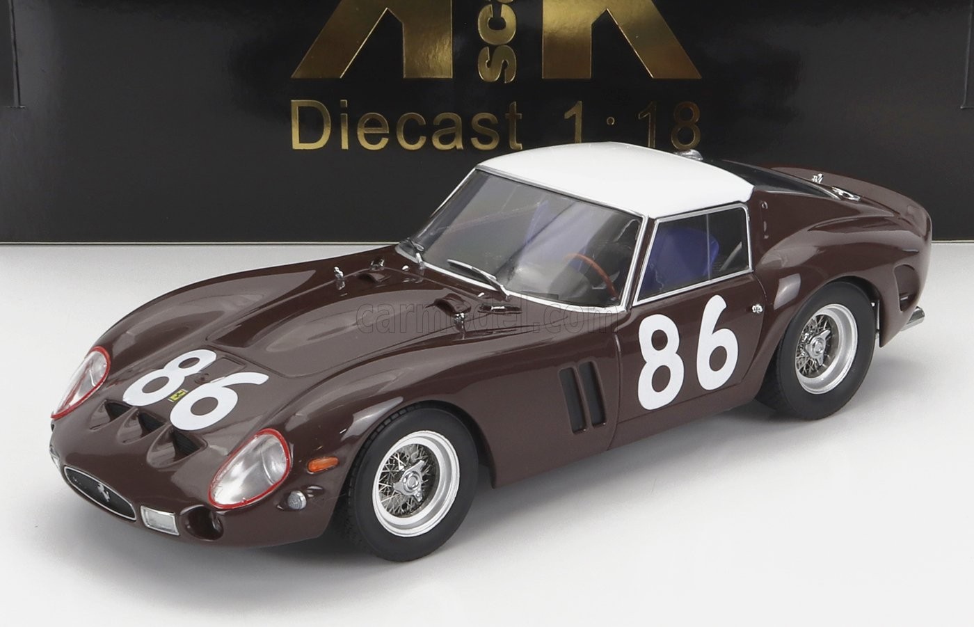 1/18 KK-SCALE - FERRARI - 250 GTO COUPE N 86 4th TARGA FLORIO 1962 KKDC180737