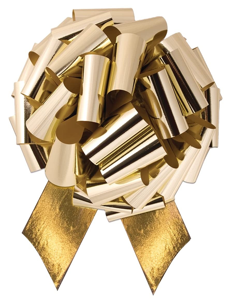 Forum Novelties SK99007 Pull Bow Metallic Gold 35cm