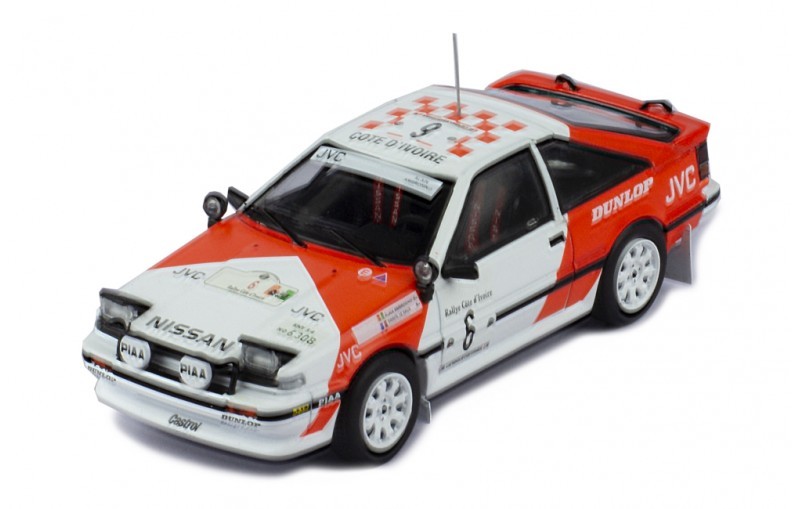IXOMODELS, NISSAN 200 SX #6 Rallye de Côte d'Ivoire 1987 A.AMBROSINO / D.LE S...