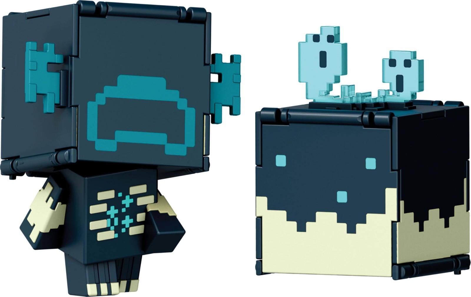 Mattel Minecraft Flippin’ Figs Figures Collection with 2-in-1 Fidget Play, 3.75-