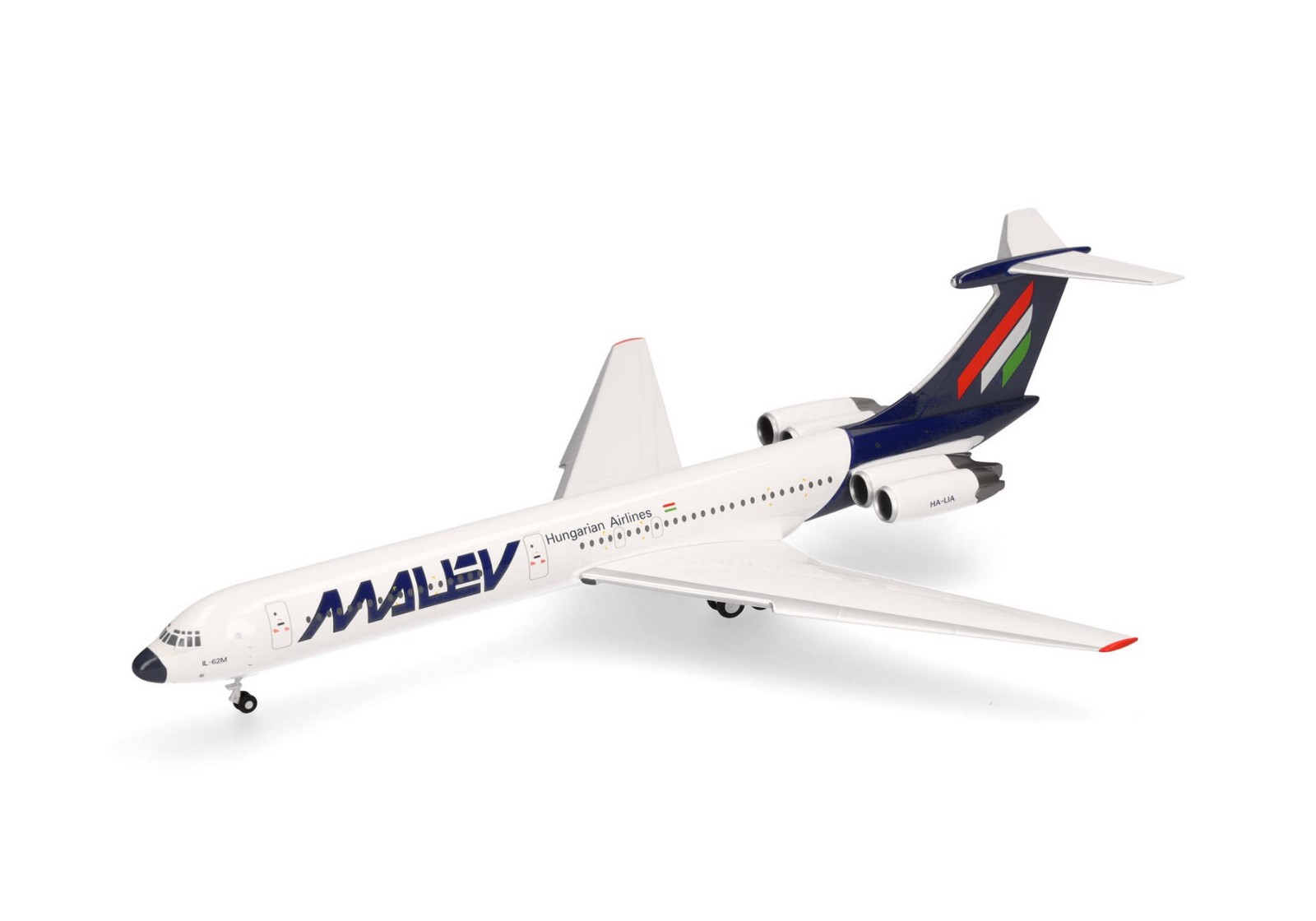 HERPA, ILYUSHIN IL-62M Malév Hungarian Airlines, 1/200,  HER573047