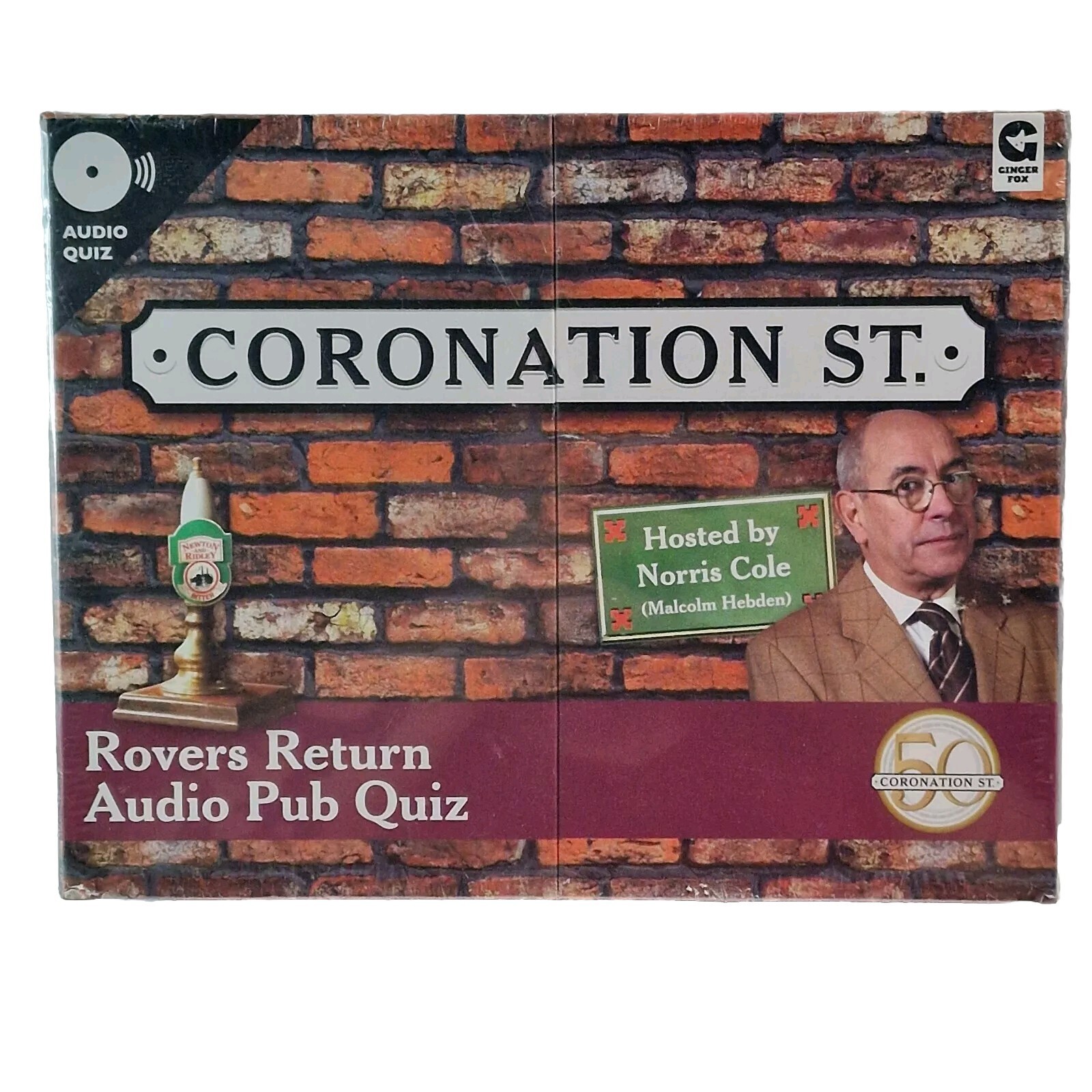 Coronation St. Rovers Return Audio Pub Quiz Gioco ospitato da Norris Cole NUOVO