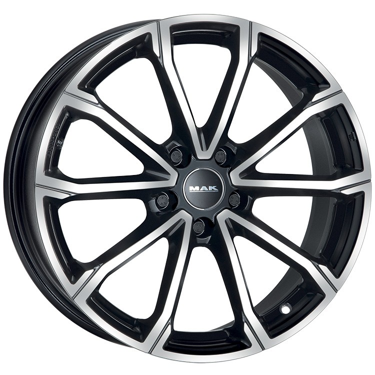 CERCHIO LEGA 6,5J17 5X112 43 57,10 MAK DAVINCI BLACK MIRROR