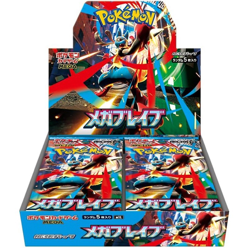 Pokemon Card Game MEGA Booster Pack Mega Brave BOX M1L