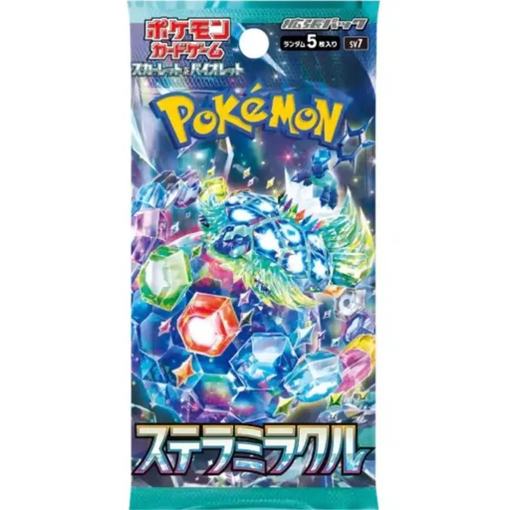 Pokemon Booster SV7 - Miracolo Stellare - Carte Giapponesi Scarlatto e Viola