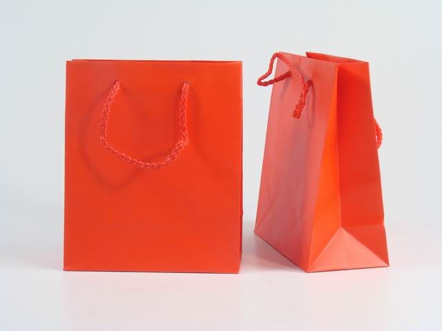 Busta Shopper Rossa 16 X19+8  Uy510hrr