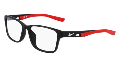 Nike 5038 Sunglasses, 006 Matte Black/University Red, 50 Unisex