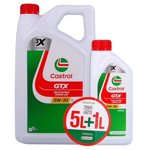 Huile Moteur - Castrol Gtx - 5W-30 C4 - 5L+1L - 057036