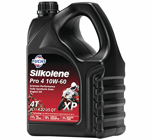 Silkolene - Silkolene - Pro 4 10W-60 Xp - Olio Motore 4T 100% Sintesi Xp Tecnologia - Cubi 4L