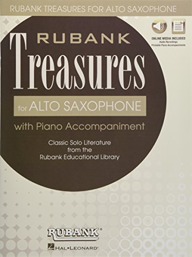 Rubank Treasures For Alto Saxophone: Online Media Included