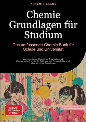 Chemie Grundlagen Für Studium: Das Umfassende Chemie Buch Für Schule Und Universität: Von Organischer Chemie Bis Thermodynamik - Chemie Einfach ... Mi
