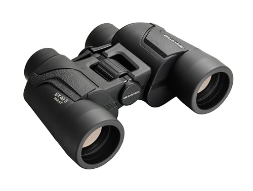 Binocolo Om System 8X40 S Include Cinghia, Custodia E Garanzia Valida 15 Anni. Immagini Chiare, Campo Visivo Ampio, Corpo Leggero: Ideale Per L'Osserv