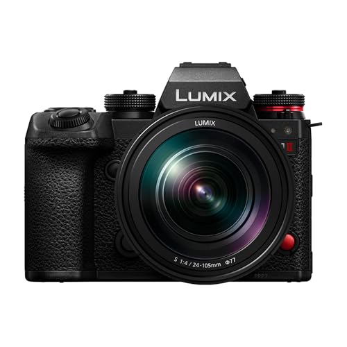 Panasonic Lumix S1Ii Fotocamera Mirrorless Full Frame, 24Mp, 4K 120P, 5.1K 60P Open Gate, Prores Raw, Af Di Fase Ibrido, Attacco A L, Con Obiettivo 24