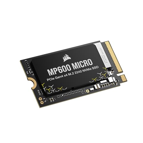 Corsair Mp600 Micro 1Tb M.2 Nvme Pcie X4 Gen4 Ssd – M.2 2242 – Fino A 7.000 Mb/Sec In Lettura Sequenziale – Compatibile Con I Computer Portatili Lenov