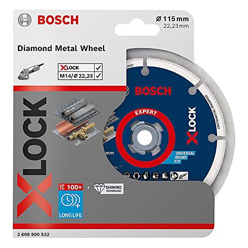 Disco Diamantato Metal 115Mm X-Lock - Bosch 2608900532