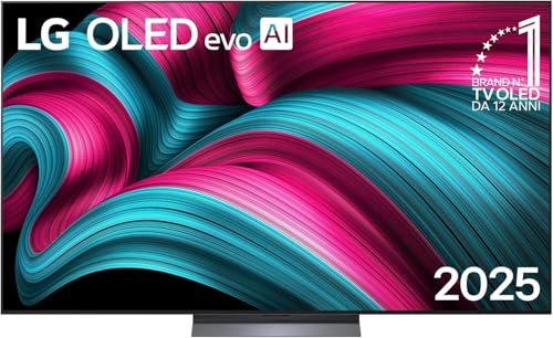 Lg Oled Evo Ai C5 Tv 77 Pollici, Smart Tv 4K, Processore Α9 Gen8, Brightness Booster, Webos Con Ai, Dolby Vision E Atmos, Gaming Con Vrr E Gsync 4K@14