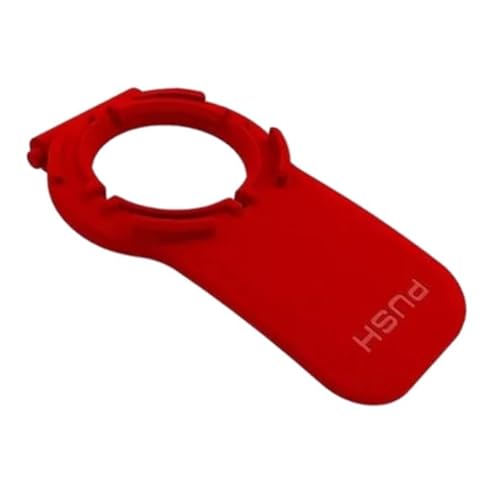 Stoockie Leva Colore (Nero O Bianco O Rosso) - Linguetta Compatibile Con Supporti Per Telefono Quadlock (Rosso)