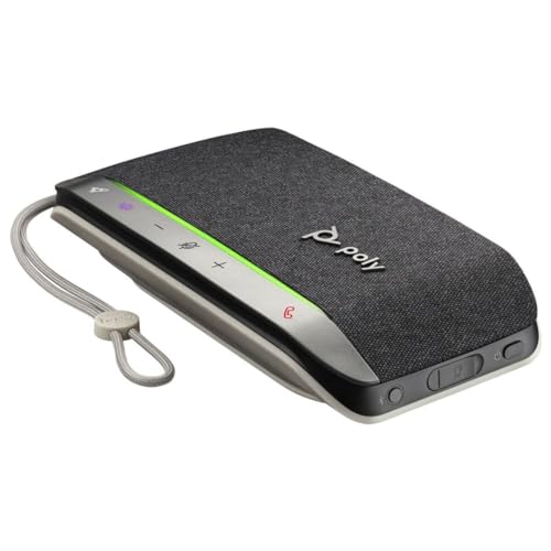 Poly - Altoparlante Per Conferenze Bluetooth/Usb-C Sync 20 - Vivavoce Portatile - Cancellazione Di Rumore Ed Eco - Connessione A Telefoni Cellulari O 