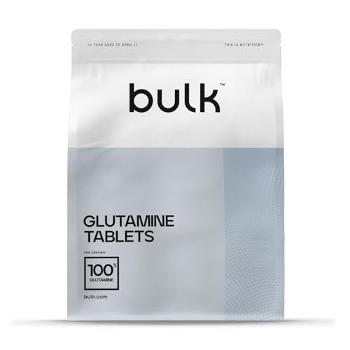 Bulk Glutamine Tablets, 3000 Mg L-Glutamine Per Serving, 180 Tablets