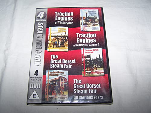 Steam Traction - 4 Programmes On 1 Disc - Traction Engines Of Yesteryear/Traction Engines Of Yesteryear Vol 2/The Great Dorset Steam Fair/ The Great D