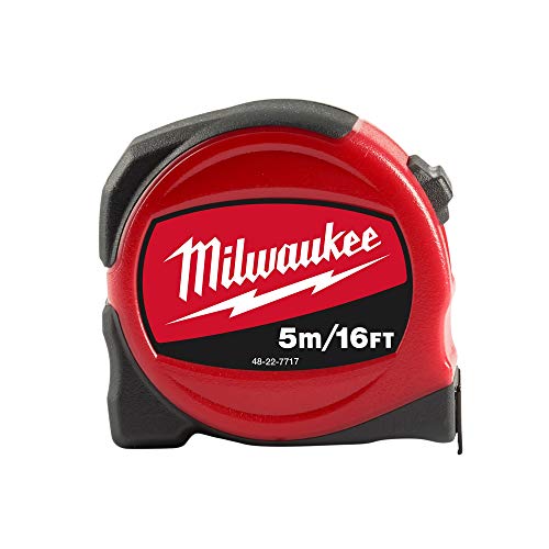 Milwaukee Flexómetro 5M / 16Ft X 25Mm Métrica/Imperial, Tape Measure S5-16/25-1Pc