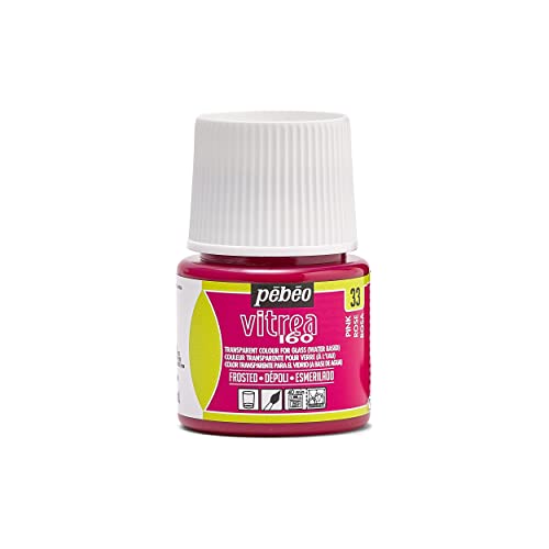 Pebeo Pébéo-Vitrea 160 Tenda, Rosa, 45 Milliliters, Unità