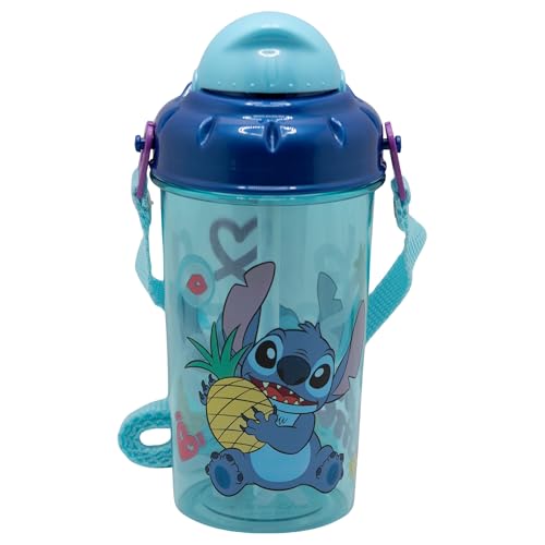 Bottiglia Riutilizzabile Con Cannuccia De 465 Ml | Stitch Drawing
