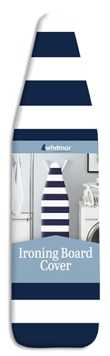 Whitmor Standard Ironing Board Cover & Pad, Navy Stripe